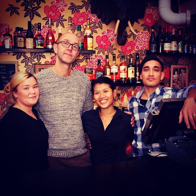 Teamet vid baren